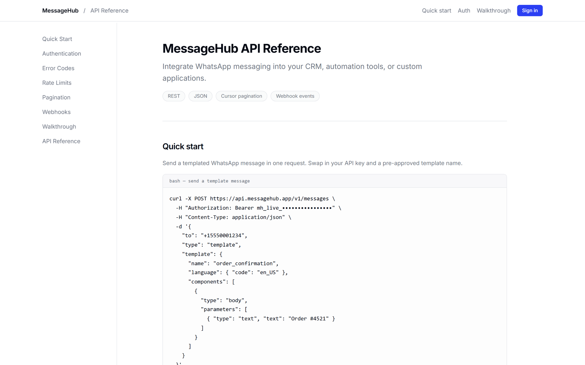 Developer Platform screenshot